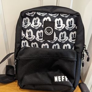 Mickey Mouse Shoulder Bag NEFF Black Kids Brand New